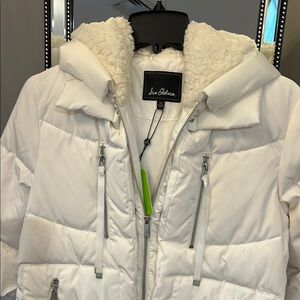 Sam Edelman Women's White Puffer Jacket